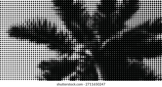 Dotted halftone waves. Abstract liquid shapes, wave effect dotted gradient texture waves isolated vector symbols set. Halftone graphic dots waves. Wave dotted halftone, creative shape abstract