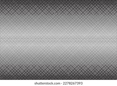 gepunktete Illustration. Abstrakter Vektorhintergrund. Vektorgrafik. Schwarz-Weiß-Textur von Punkten