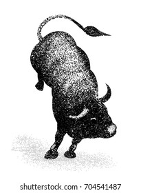 Dotted Jumping bull 