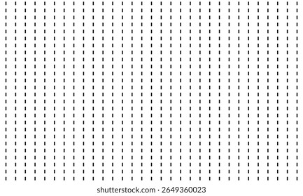 Conexão de linha pontilhada. tipos diferentes de linha tracejada longa. coleção de linhas para páginas de bloco de notas. padrão gráfico perfeito com listras pretas  Ilustração de vetor .