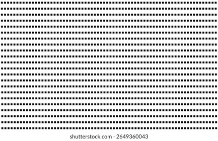 Conexão de linha pontilhada. tipos diferentes de linha tracejada longa. coleção de linhas para páginas de bloco de notas. padrão gráfico perfeito com listras pretas  Ilustração de vetor .