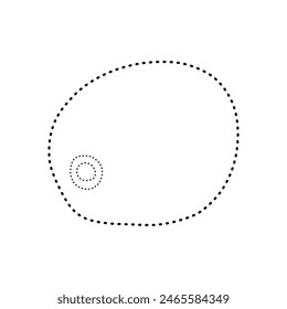 dotted line drawing of a kiwi for children's drawing practice. You can use it for children books, web design, posters, campaigns, and many more. 