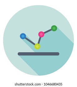 
A dotted line graph for business treding purpose
