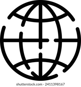 Dotted line icon network illustration