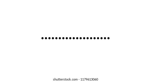 dotted line simple shape vector symbol icon design. Vector illustration
