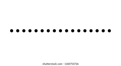 dotted line simple shape vector symbol icon design. Vector illustration
