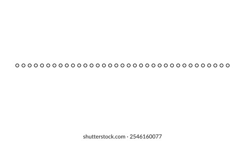 dotted line simple shape vector symbol icon design.