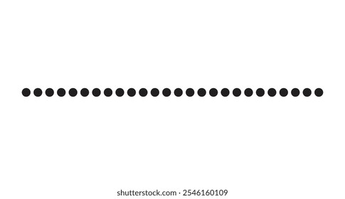 dotted line simple shape vector symbol icon design.