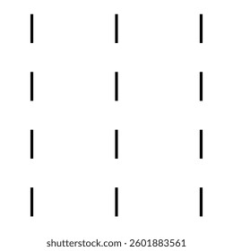 Dotted line simple shape vector symbol icon design. Marker hand-drawn line border and scribble design elements. Vector illustration. Eps file 7.