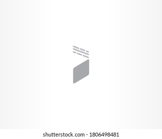 gepunktete Linie mit quadratischem Konzeptsymbol