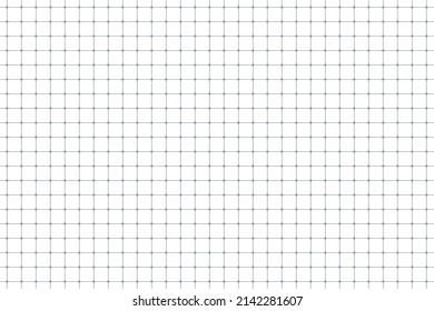 Dotted And Linear Seamless Pattern For Bullet Journal. Squared Notepad Paper Background. Black Point And Lines Texture. Grid For Notebook Paper. Vector Illustration On White Background.