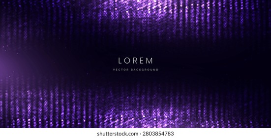 Dotted lines glowing, internet network speed, techology futuristic background. Vector illustration