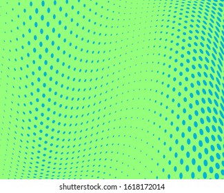 Dotted lines pattern. Abstract striped texture. Vector illustration. Decorative background. Vintage pattern for web background design. Vector wavy striped backdrop. Blue abstract template.