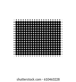 Dotted map of Colorado. Vector illustration