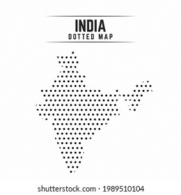 Mapa de diseño elegante de India