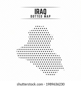 Mapa detallado de diseño elegante de Irak