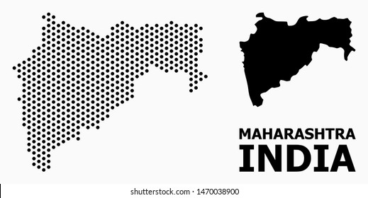 maharashtra images stock photos vectors shutterstock https www shutterstock com image vector dotted map maharashtra state composition solid 1470038900