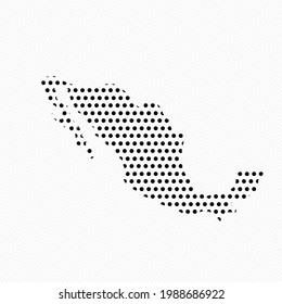 Mapa trazado de México Diseño elegante