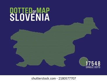 A Dotted Map Of Slovenia