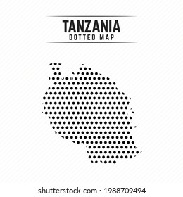 Mapa detallado de diseño de Tanzania elegante