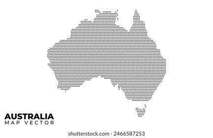 Dotted maps vector of Australia. Very suitable for design backgrounds, areas, design elements and others.