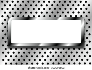 Dotted metal texture. Abstract background of eps10 vector illustration