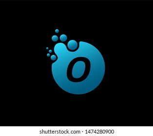 Dotted O Letter Logo. O Letter Design with dot shape ,perfect for technology and science brand.