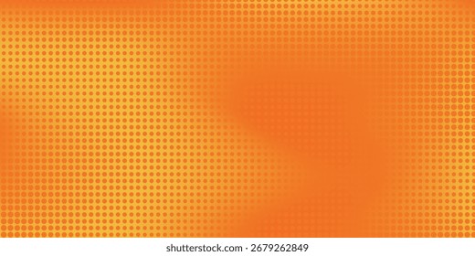 Dotted orange gradient vector background modern abstract