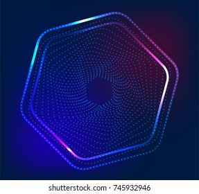 Dotted particle background