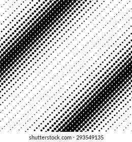 Dotted pattern in diagonal seamless vector background.