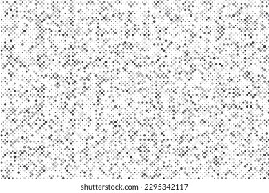 Dotted pattern. Grungy texture background. Abstract retro half tone design. Vector illustration.