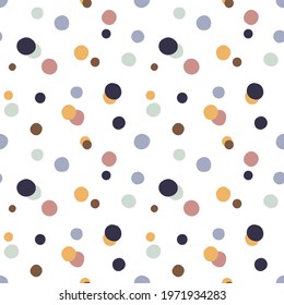 Dotted pattern, seamless vector background