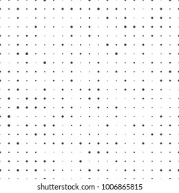 Patrón con puntos.Patrón vectorial sin problemas. Puntos negros de tamaño aleatorio sobre un fondo blanco. Simple plantilla abstracta para fondos de escritorio y fondo.