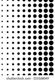 Dotted Seamless Pattern Vector Monochrome Polka Stock Vector (Royalty ...