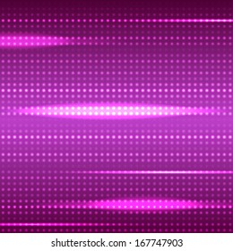 Dotted pink light stripes vector background