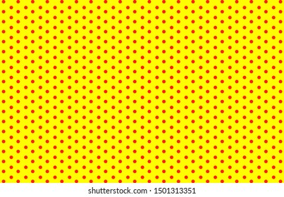 Dotted, Pop Art Background, Pop Art Pattern. Symbolic Background of Art of 1960s. Seamlessly Repeatable.