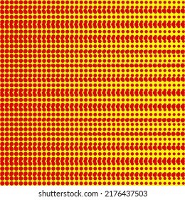 Dotted, Pop Art Background, Pop Art Pattern. Symbolic Background of Art of 1960s. Seamlessly Repeatable.