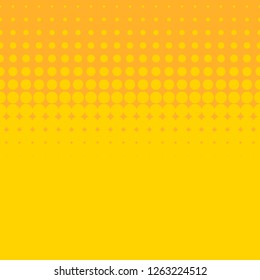 Dotted pop art halftone background.
