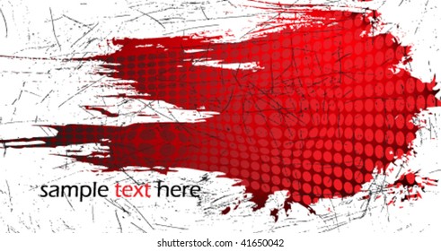 dotted retro business background vector with space for text