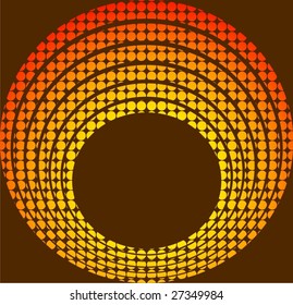 Dotted retro VECTOR