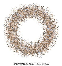 Dotted ring for design project  - vector illustration 