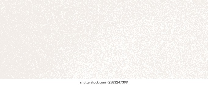 Dotted sand stone textured wall background. Gritty noisy old beige eggshell paper texture. Ecru dot halftone effect pattern. Neutral pastel color vintage eco overlay. Grainy retro comic wallpaper