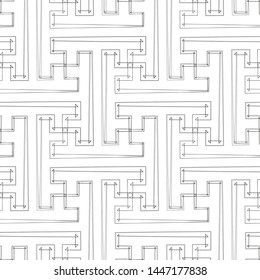 Dotted seamless pattern. Abstract background. 