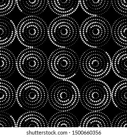 Dotted seamless pattern. Abstract background. 