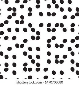 Dotted seamless pattern. Abstract lace background. 