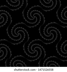 Dotted seamless pattern. Abstract lace background. 