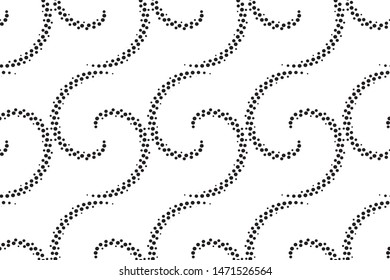 Dotted seamless pattern. Abstract lace background. 