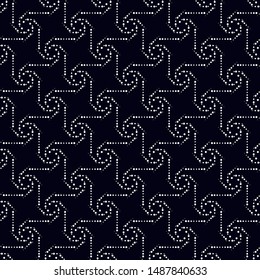 Dotted seamless pattern. Abstract lace background. 