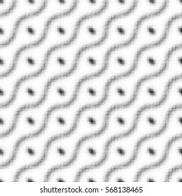 Dotted seamless pattern. Abstract lace background 