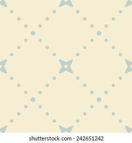 Dotted seamless vector pattern. Bright calm background for web graphics or print.